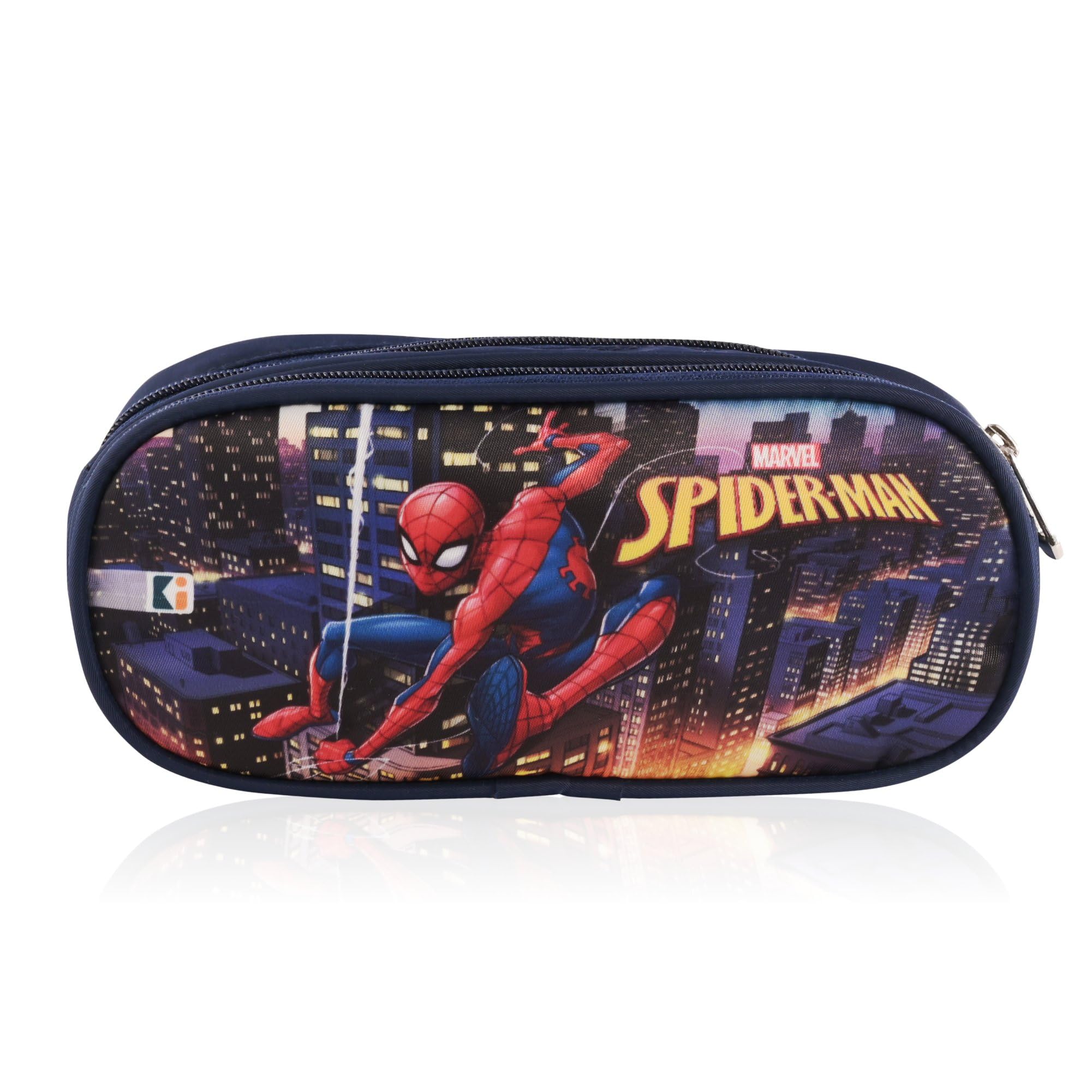 Kuber Industries Pencil Pouch | Multi-Purpose Travel Pouch | Multi Utility Stationery Pouch | 2 Compartments Geometry Box | Lightweight Storage Pouch | Marvel Spider-Man City of Heros | Blue (B0D14ZW2ZW) Amazon Price History, Amazon Price Tracker