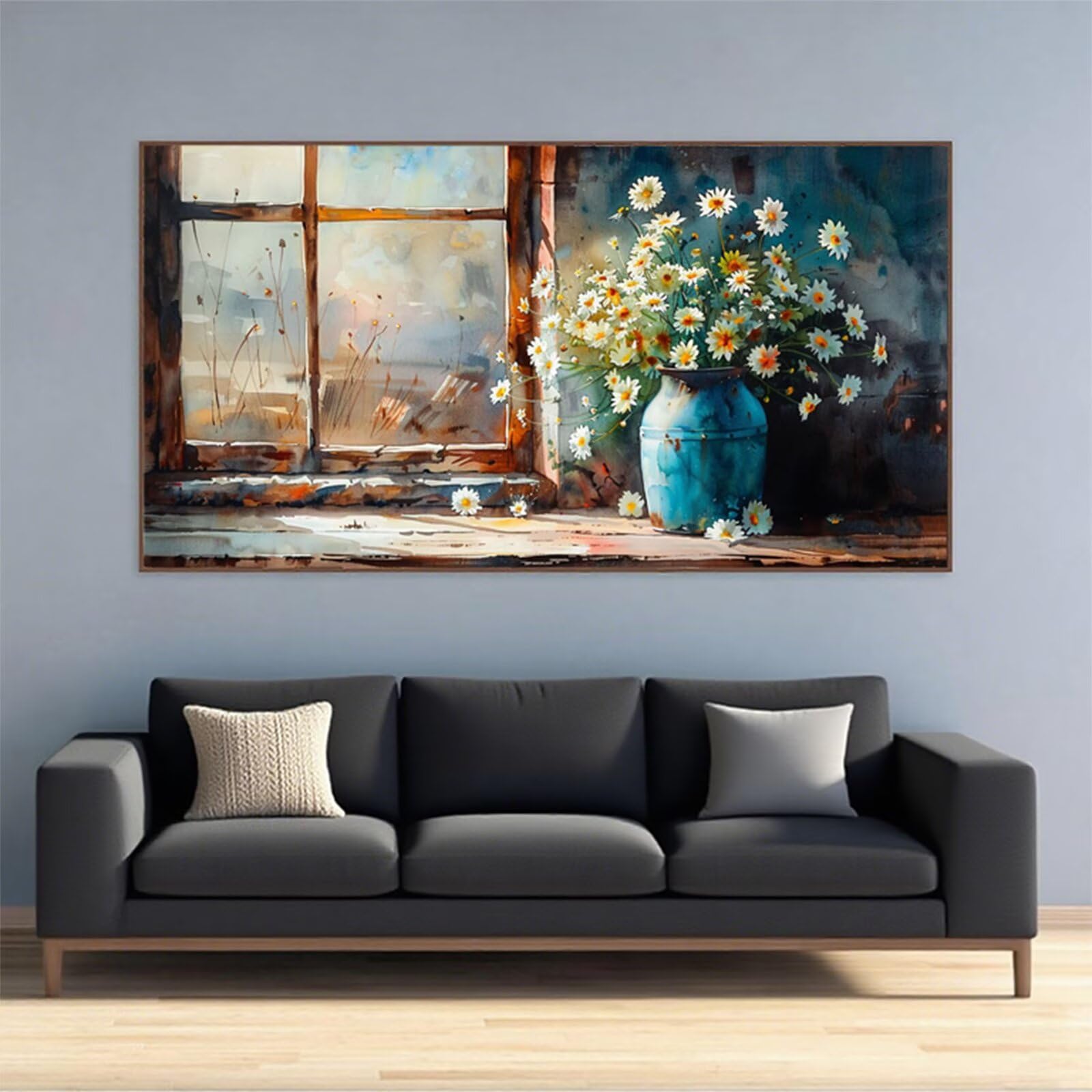 Zestawy do malowania diamentami ze stokrotką diamentową dla dorosłych, 5D Dimond Art Window Gem Arts and Crafts Paintings, DIY, kryształ górski, haft krzyżykowy, malowanie według numerów, dzieci
