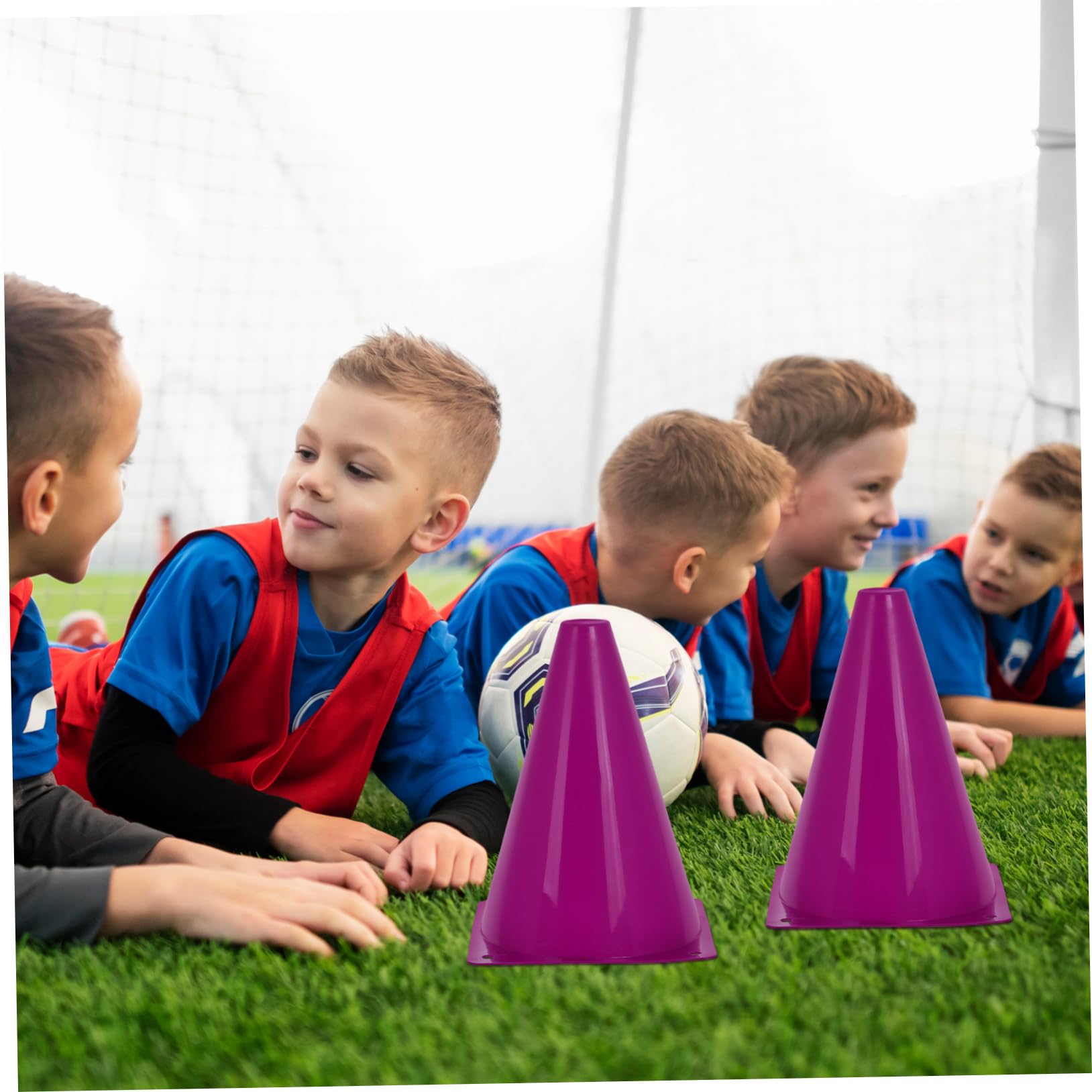 40pezzi Coni per Allenamento Sportivo in Plastica Attrezzatura per Allenamento Calcio Football e Basket per Ragazzo e Adulti