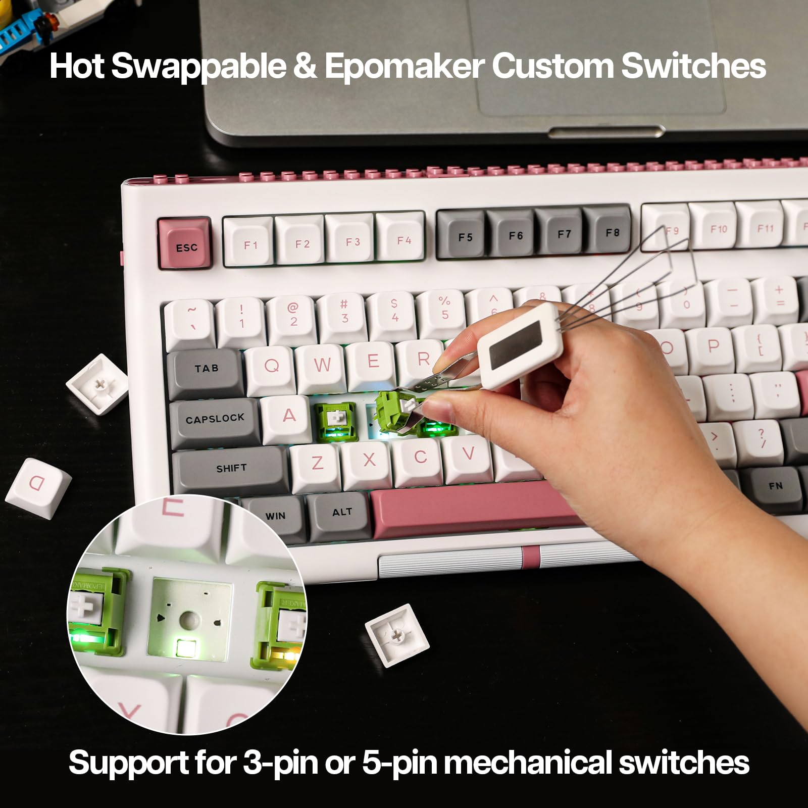 キーボード EPOMAKER BRICK 87 Amazon.com: EPOMAKER Brick 87 Tri-Mode TKL Hot Swappable