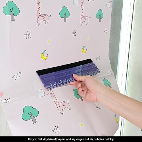 Miniatura 19 de EHDIS Papel Pintado Kit de herramientas de alisado Papel Pintado Cepillo de alisado Papel Pintado Grande para Aplicar Papel Pintado Pelar y Pegar