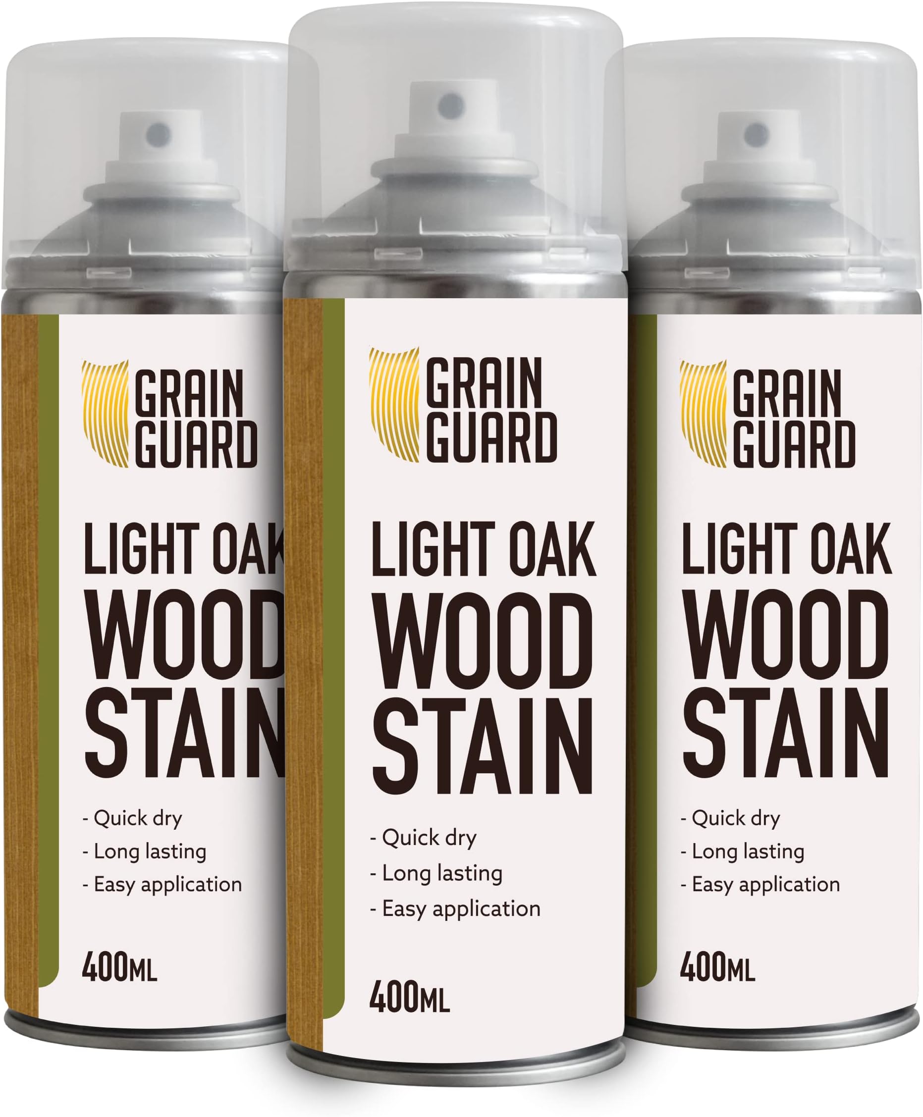 GRAIN GUARD Wood Stain Aerosol English Oak Water Based Stain Easy