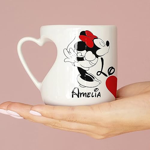Miniatura 2 de Juego de tazas personalizadas con nombre: Tazas personalizadas de porcelana a juego para compromiso de boda, San Valentín de boda, tazas únicas de