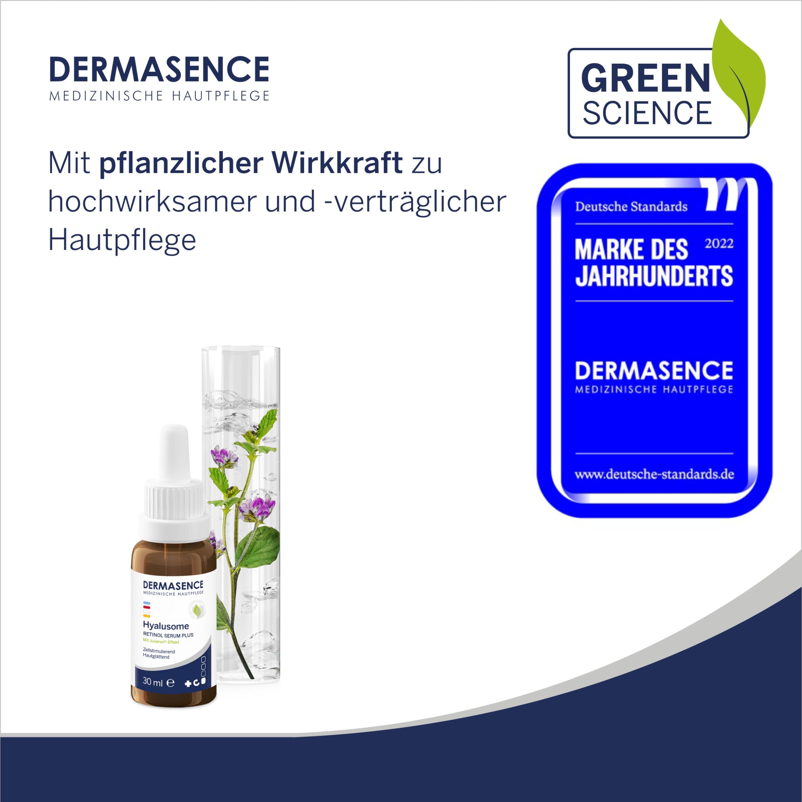 Dermasence Dermasence Hyalusome Retinol Serum Plus do użytku profesjonalnego w celu zwiększenia wydajności przy każdym zastosowaniu dzięki funkcjonalnej konstrukcji i niezawodnemu wykończeniu