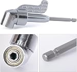Rocaris 105 Degree Multifunction Right Angle Driver and Screwdriver Drill Attachment with 1/4-inch Hex Quick Change Drive and Magnetic