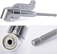 Vista 2 de Rocaris Destornillador eléctrico de extensión de ángulo recto de 105 grados, accesorio de taladro con 1/4 de pulgada hexagonal de cambio rápido