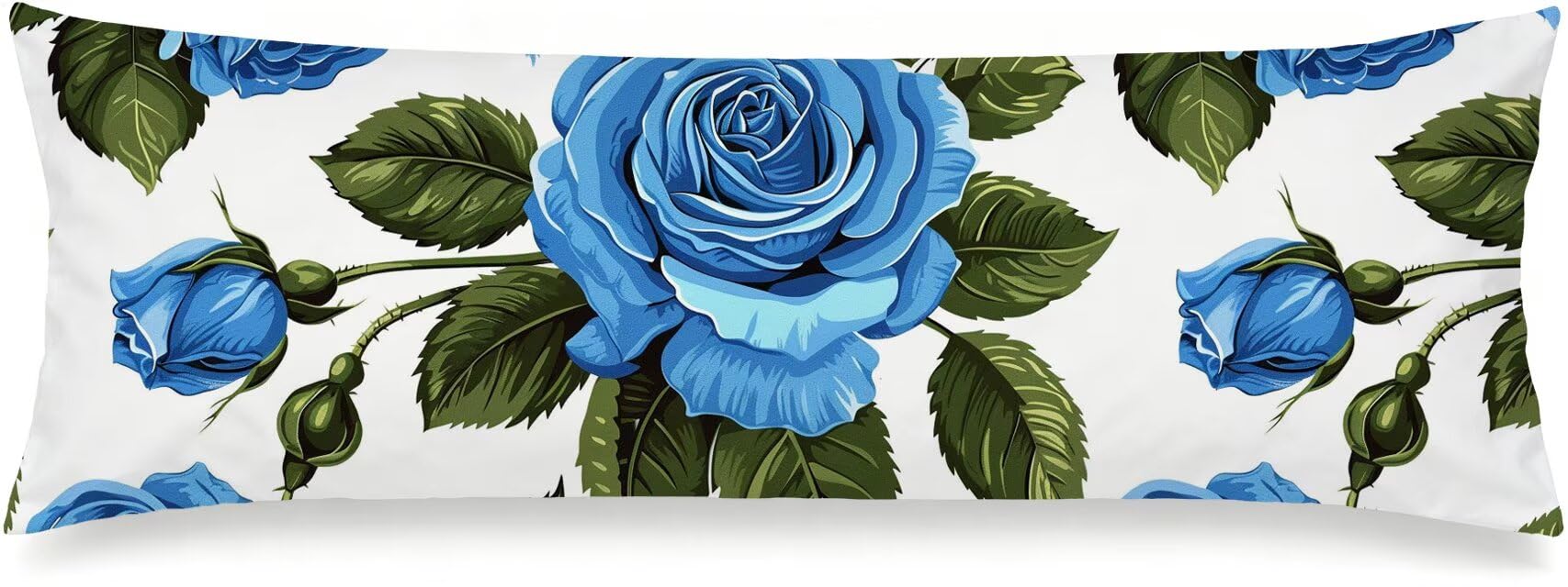 Rose Seitenschläferkissen Bezug 45 x 135 cm Leinen, beige, m-539
