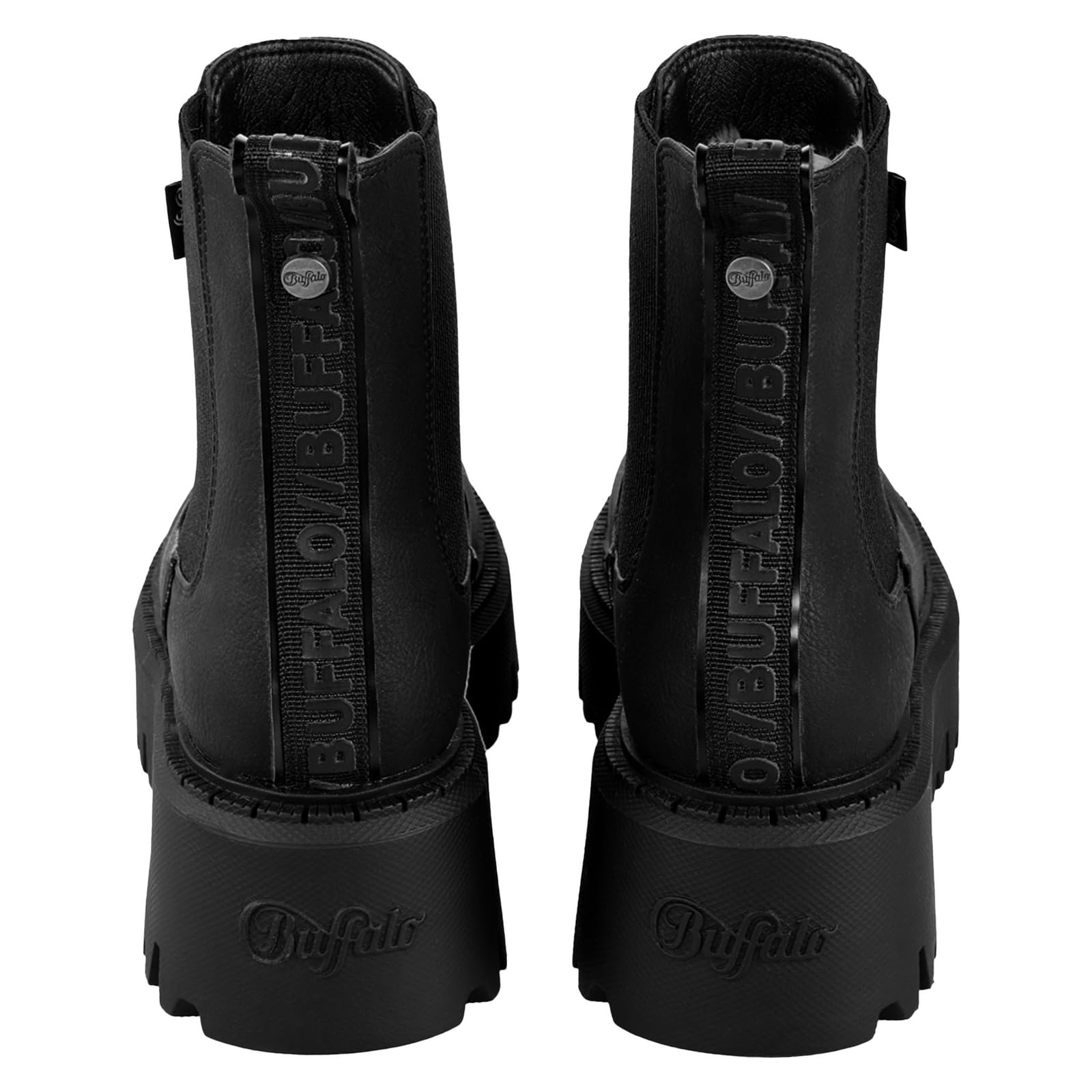 Buffalo Schlupf-/Reißverschlußstiefelette Warmfutter bis 35mm Absatz (casual) BFL//ASPEN CHELSEA WARM