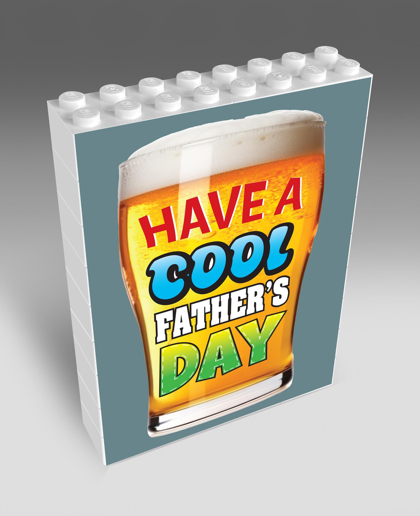 Star Online Personalised Gifts For Dad From Daughter Son Fathers Day Building Block Bricks Present for Grandad -Cheers Dad 20pieces