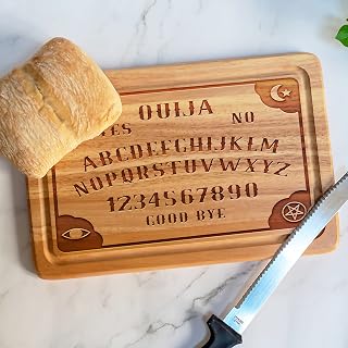 Ouija Chopping Boards, Spooky Novelty Gift, Rectangle Wooden Chopping Board