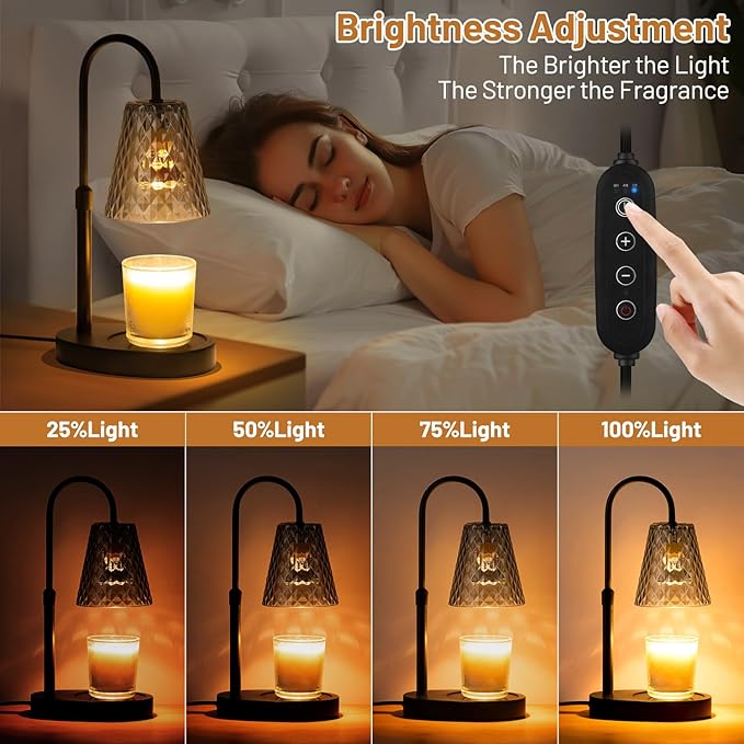 Lámpara Calentadora de Velas con Temporizador y Altura Ajustable miniatura 6