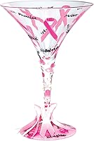 Vista 1 de Lolita Love My Martini - Vaso con cinta rosa