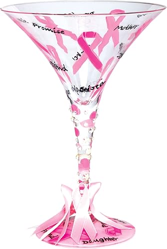 Lolita Love My Martini - Vaso con cinta rosa