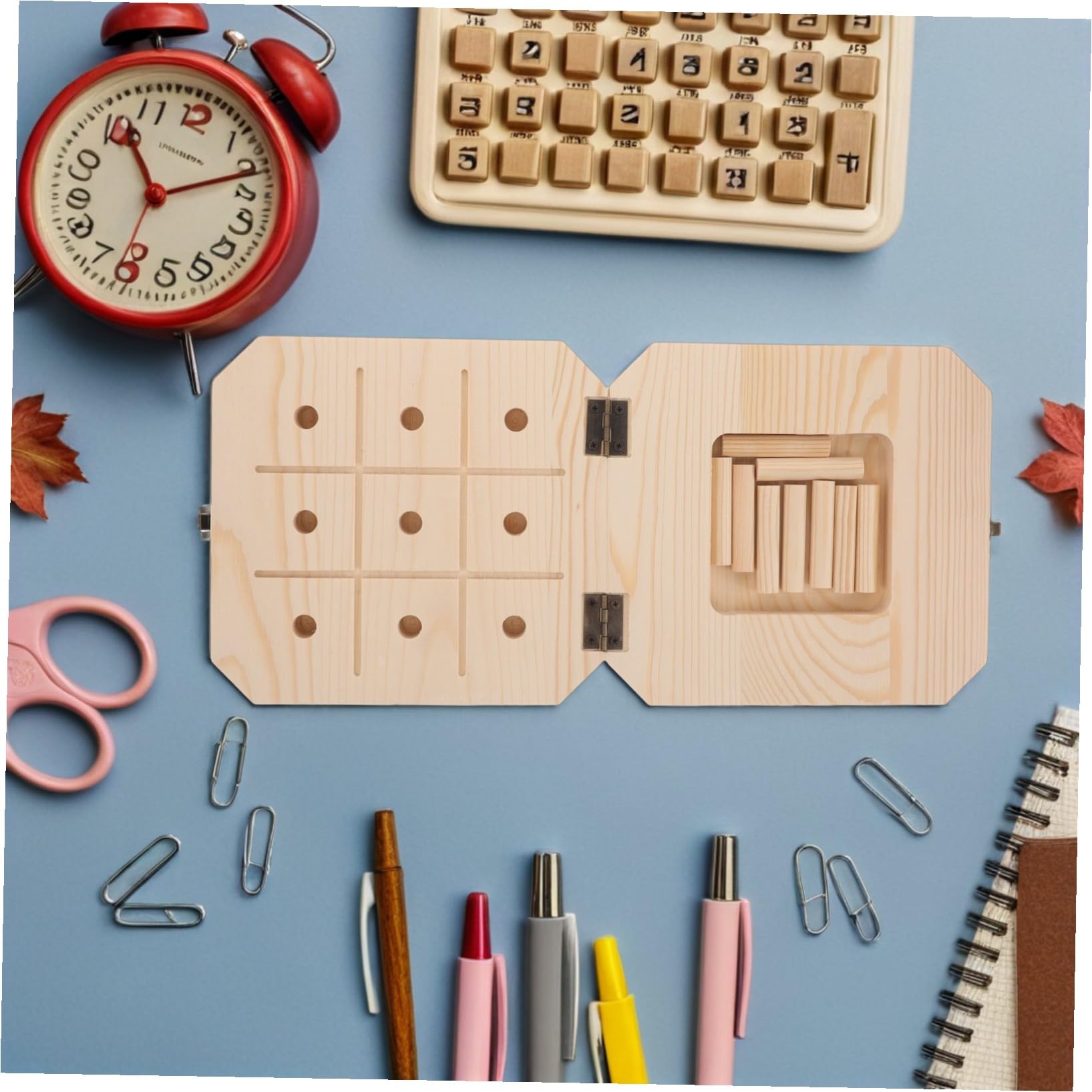 Juguetes de Entrenamiento Sensorial Montessori de Madera Beige en Tablero