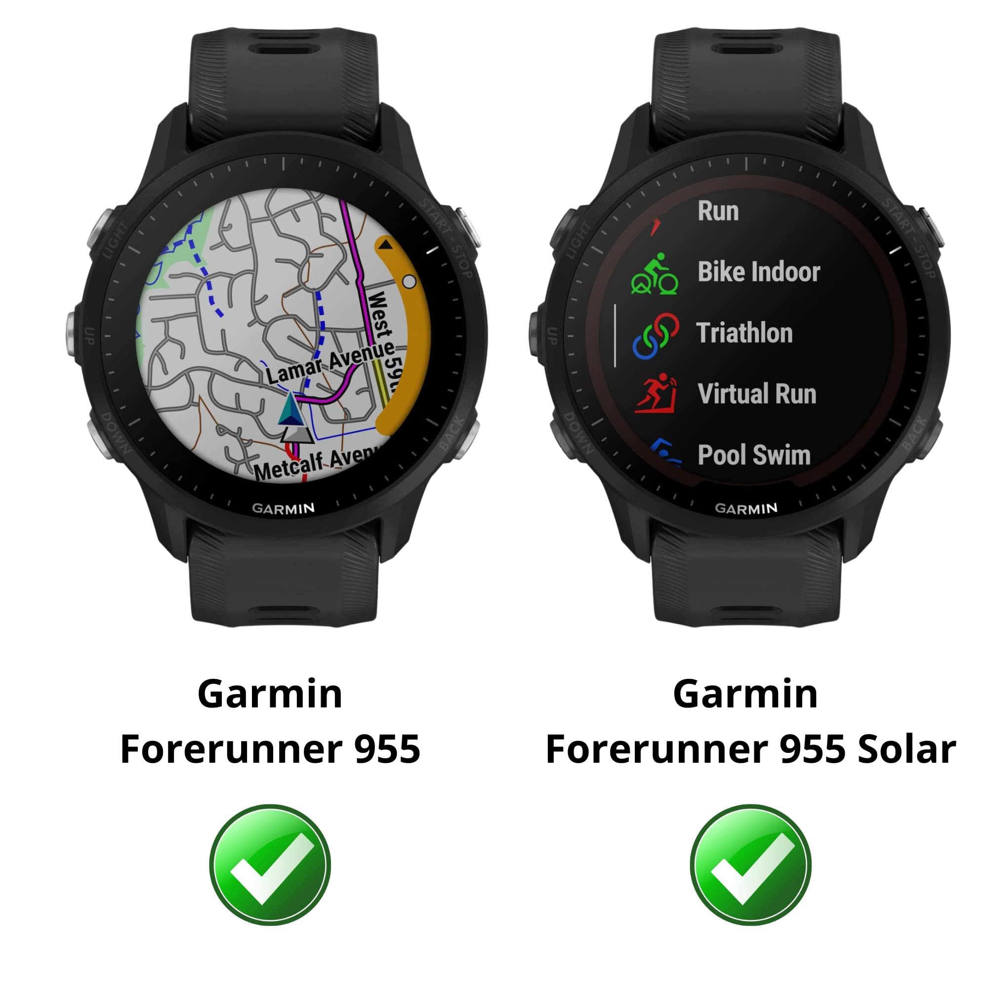 Yoomigle 4 Pellicole In Vetro Temperato Per Garmin Forerunner 955 – Durezza 9H, Anti Graffio, Anti Impronte, Installazione Facile E Senza Bolle - 2