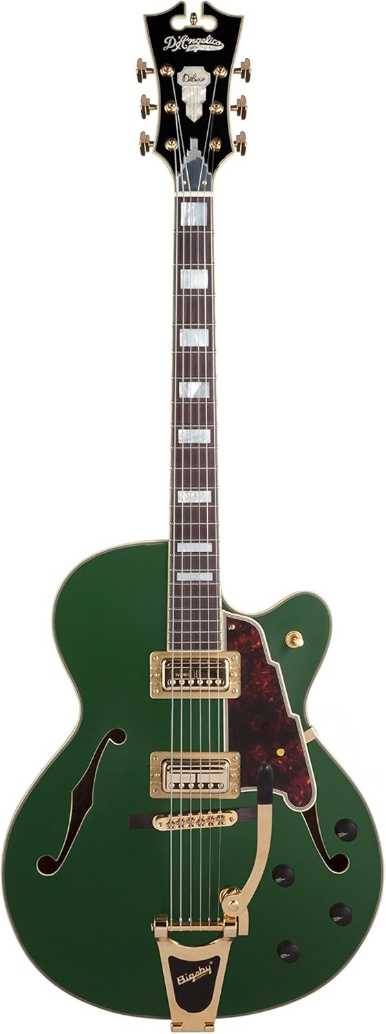 D'Angelico Deluxe 175 Electric Guitar - Matte Emerald