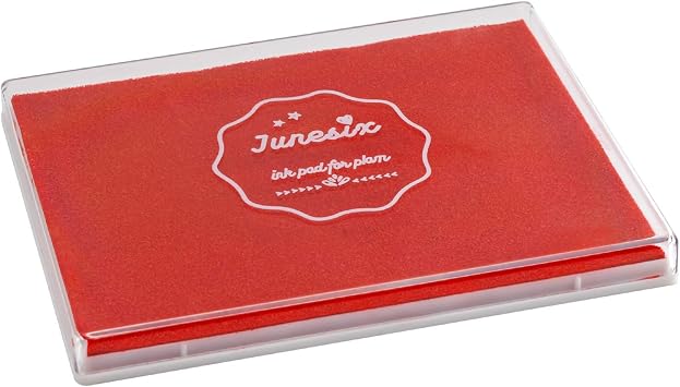 Stamp Pad, 5x4'' Ink Pad, Red