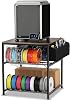 3d Printer Stand with Filaments Storage - 3d Printer Table Rack Heavy Duty Cart Desk with Wheels for Workshop Studio Office