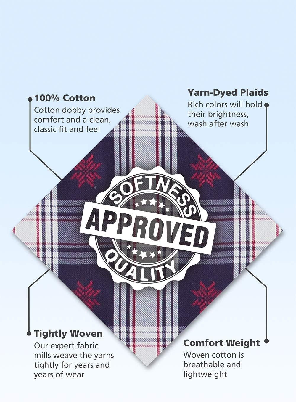 PajamaGram Long Flannel Nightgown - Women Nightgown, Plaid - Image 5