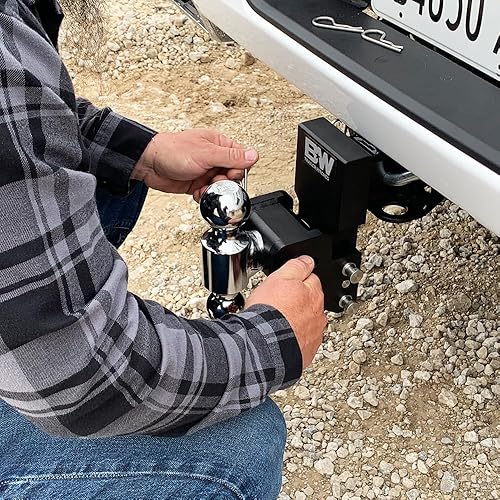 Miniatura 7 de B&W Trailer Hitches MultiPro - Soporte de bola de enganche de remolque ajustable para remolque compatible con MultiPro Tailgate – Se adapta a