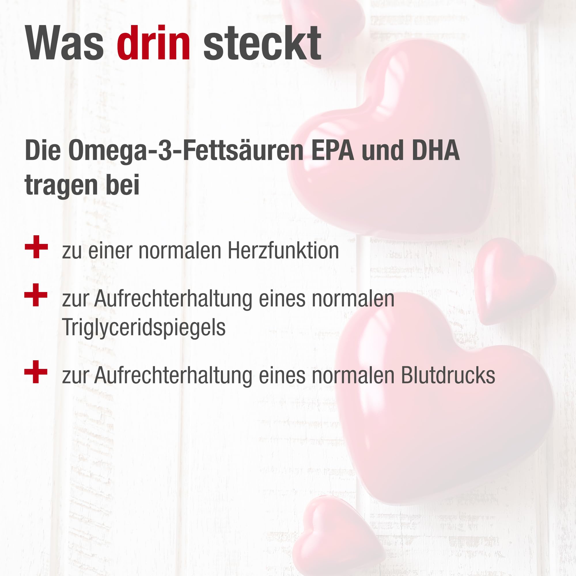 1000 mg 300 Stück Weichkapseln - zum Erhalt einer normalen Herzfunktion und zur Aufrechterhaltung eines normalen Blutdrucks und Blutfettspiegels, hochdosiert, mit EPAX-Fischöl