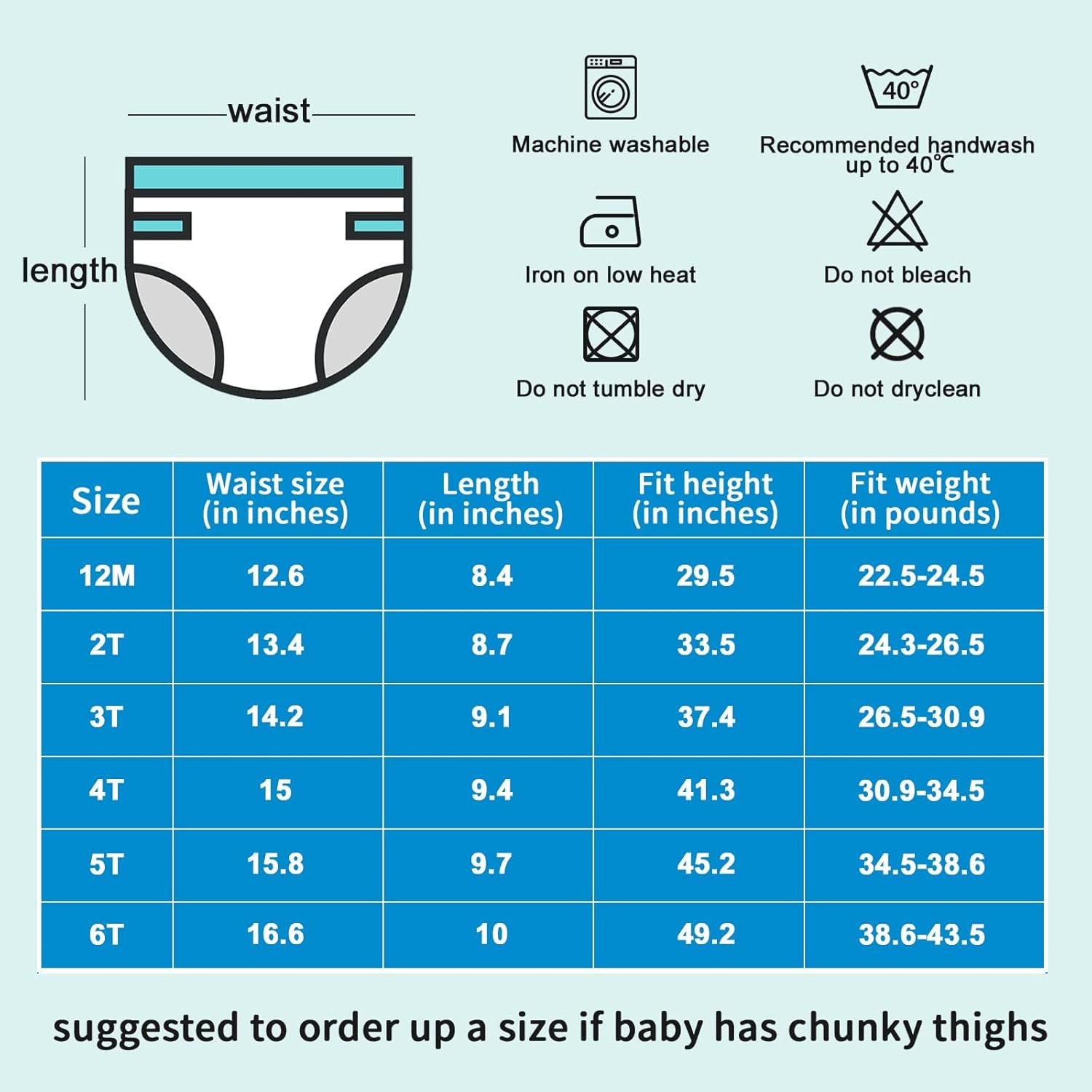 MooMoo Baby Training Pants 4 Pack Cotton Training Underwear for Toddler Boys and Girls 2T-7T - Image 7