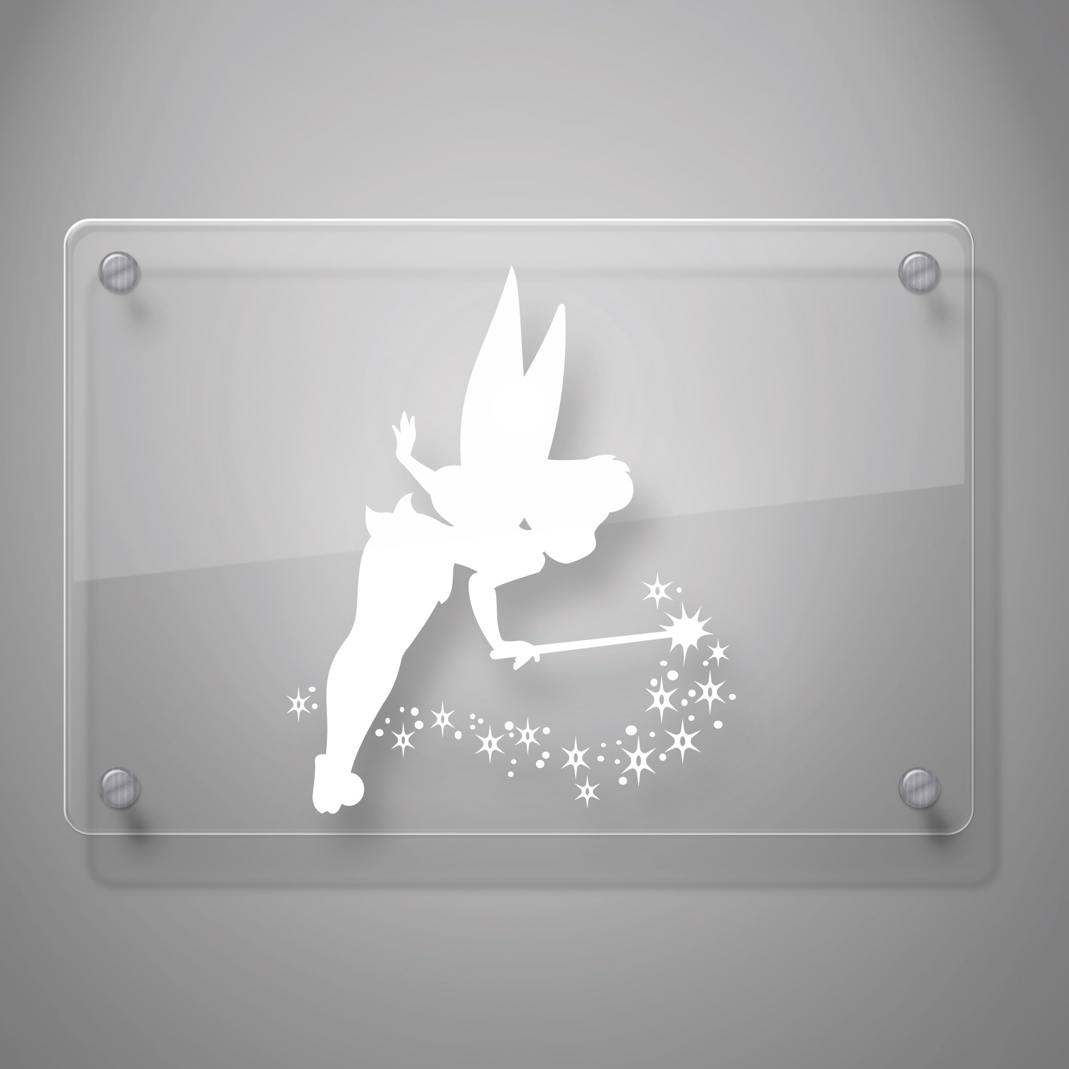 Yoonek Graphics Tinkerbell Decal Sticker for Car Window, Laptop, Motorcycle, Walls, Mirror and More. # 539 (10