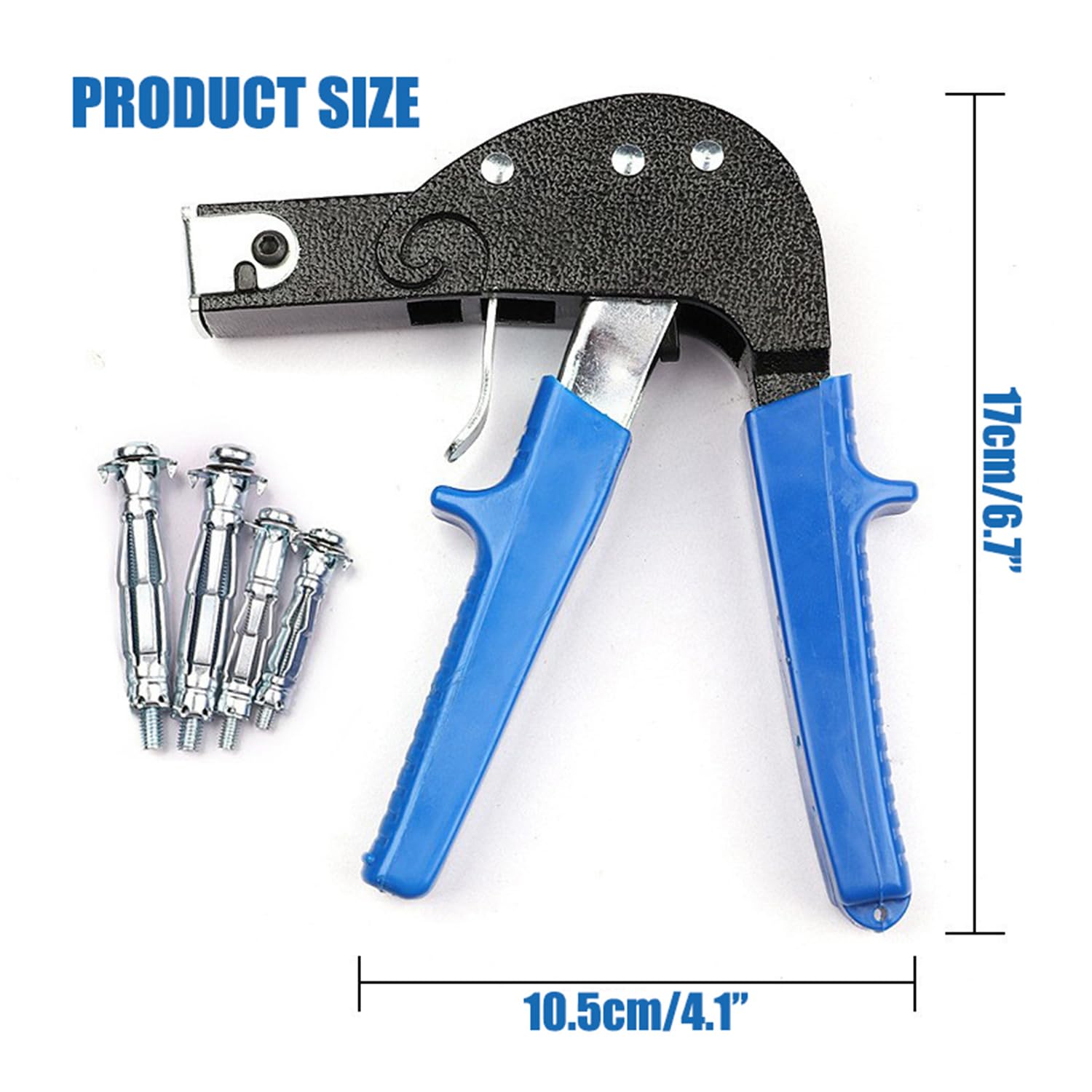 72Pcs Hollow Wall Anchor Metal Setting Tool Set including M3, M4, M5 - Image 2