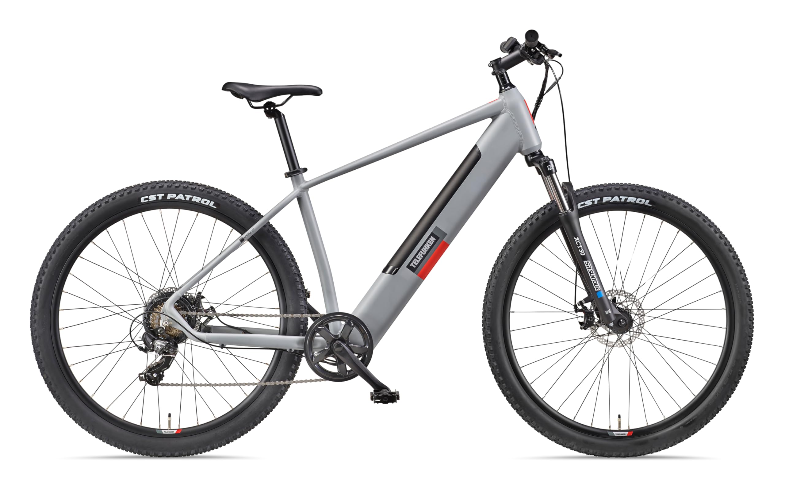 TELEFUNKEN E-Bike Mountainbike 29 Zoll für Herren und Damen | Elektrofahrrad mit 250W Hinterradmotor & 468 Wh Akku | 7-Gang Kettenschaltung | Scheibenbremsen | MTB Hardtail Pedelec