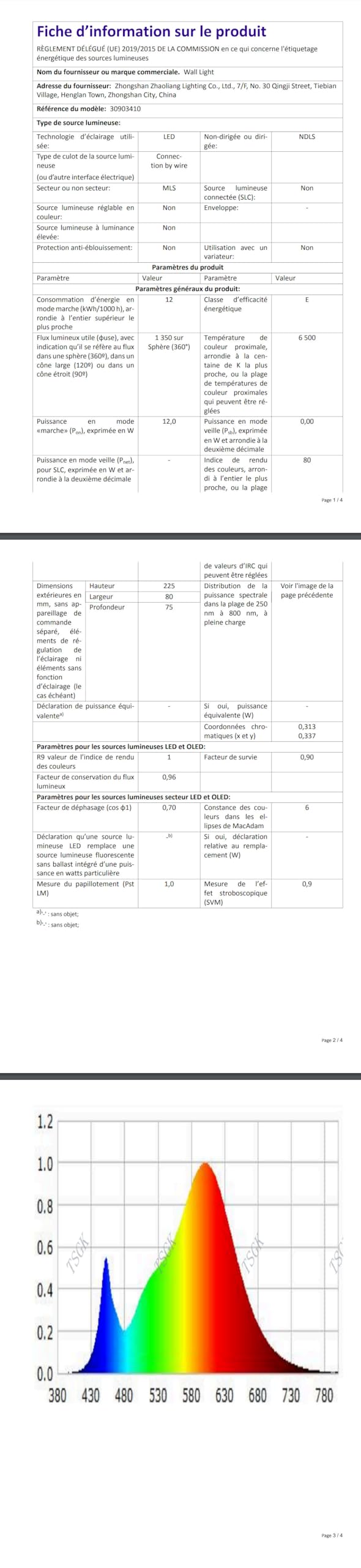 Plafonnier extérieur MATTEO E27 11W avec diffuseur haute performance - 9