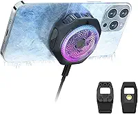 Black Shark Cooler Magnético Para Celular 4Pro, Ventilador De Resfriamento Rgb Portátil, Radiador Com Alça Removível, Controle Temperatura Inteligente Controlado Por Aplicativo Iphone Magsafe Series