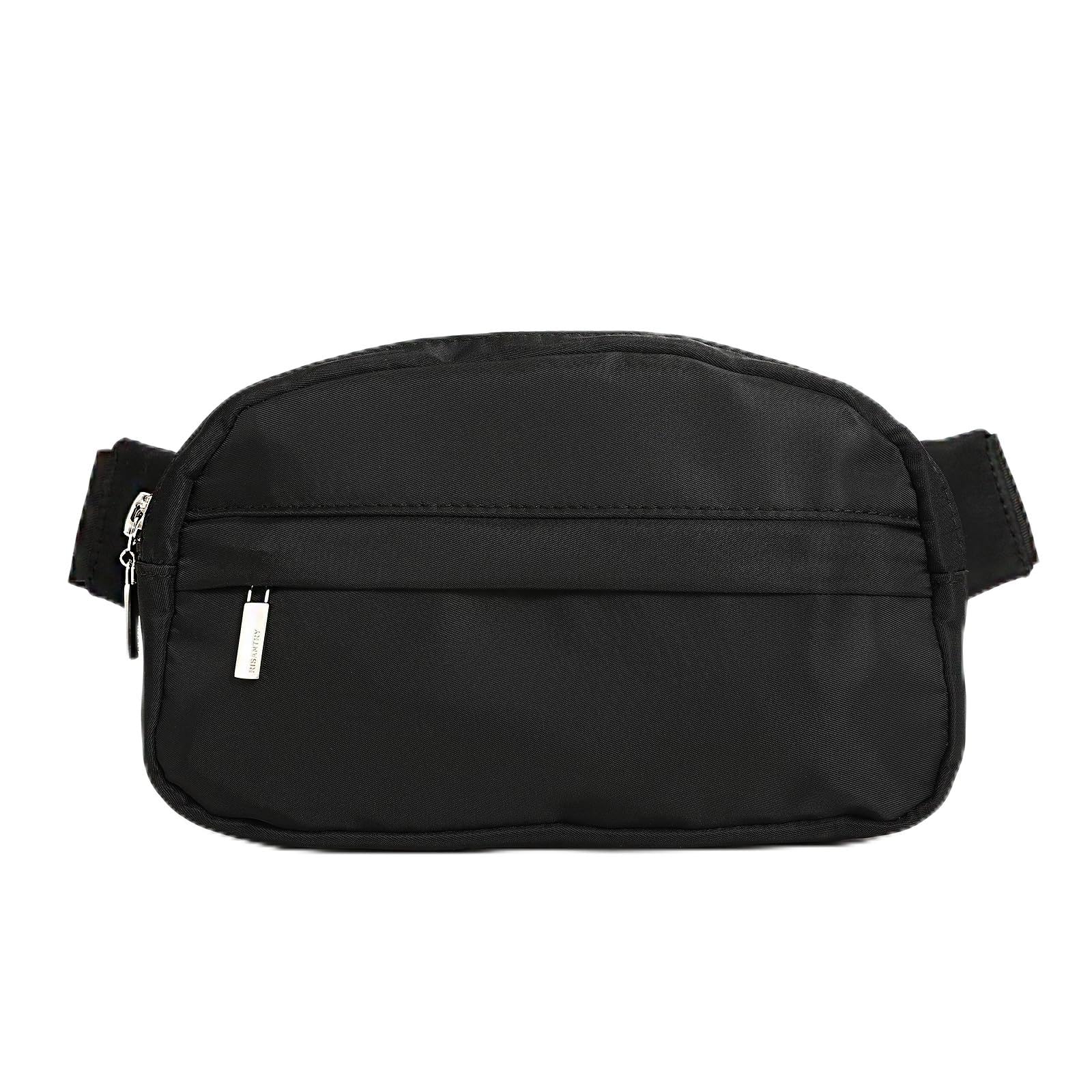 Risantry Premium Athletic Waist Bag Fanny Pack Crossbody Bag Functional Everywhere Belt Bag for Workout Running Traveling