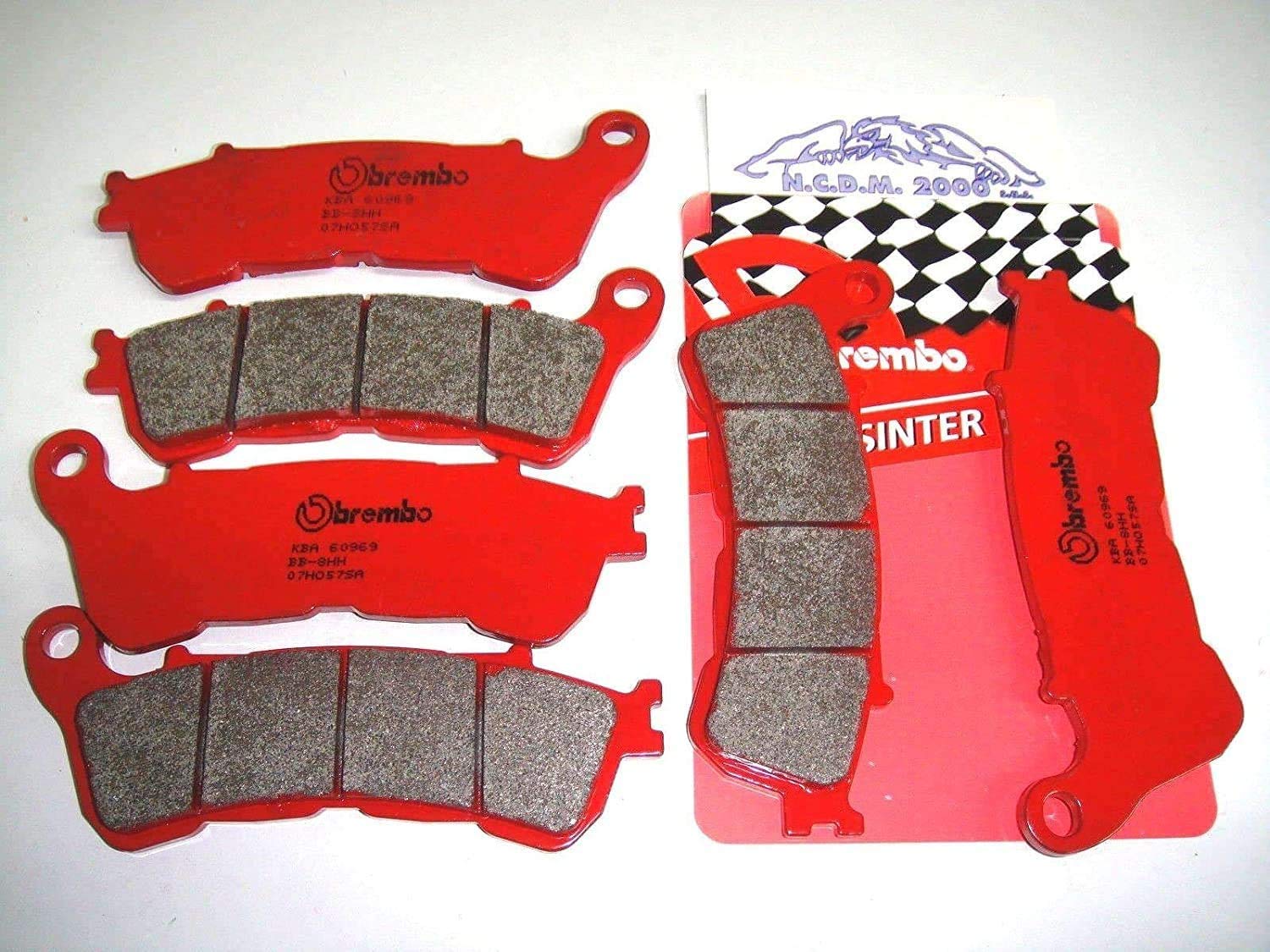 PASTICCHE BREMBO 07HO57SA ANTERIORI +07HO57SP POSTERIORE CBF 1000 ABS 2006