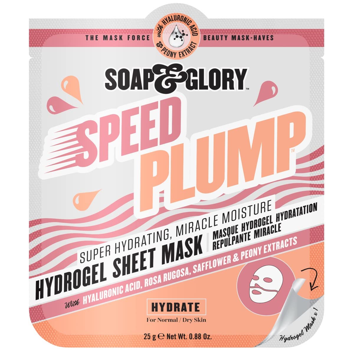 Soap & GlorySpeed Plump Hydrogel Miracle Moisture Sheet Mask