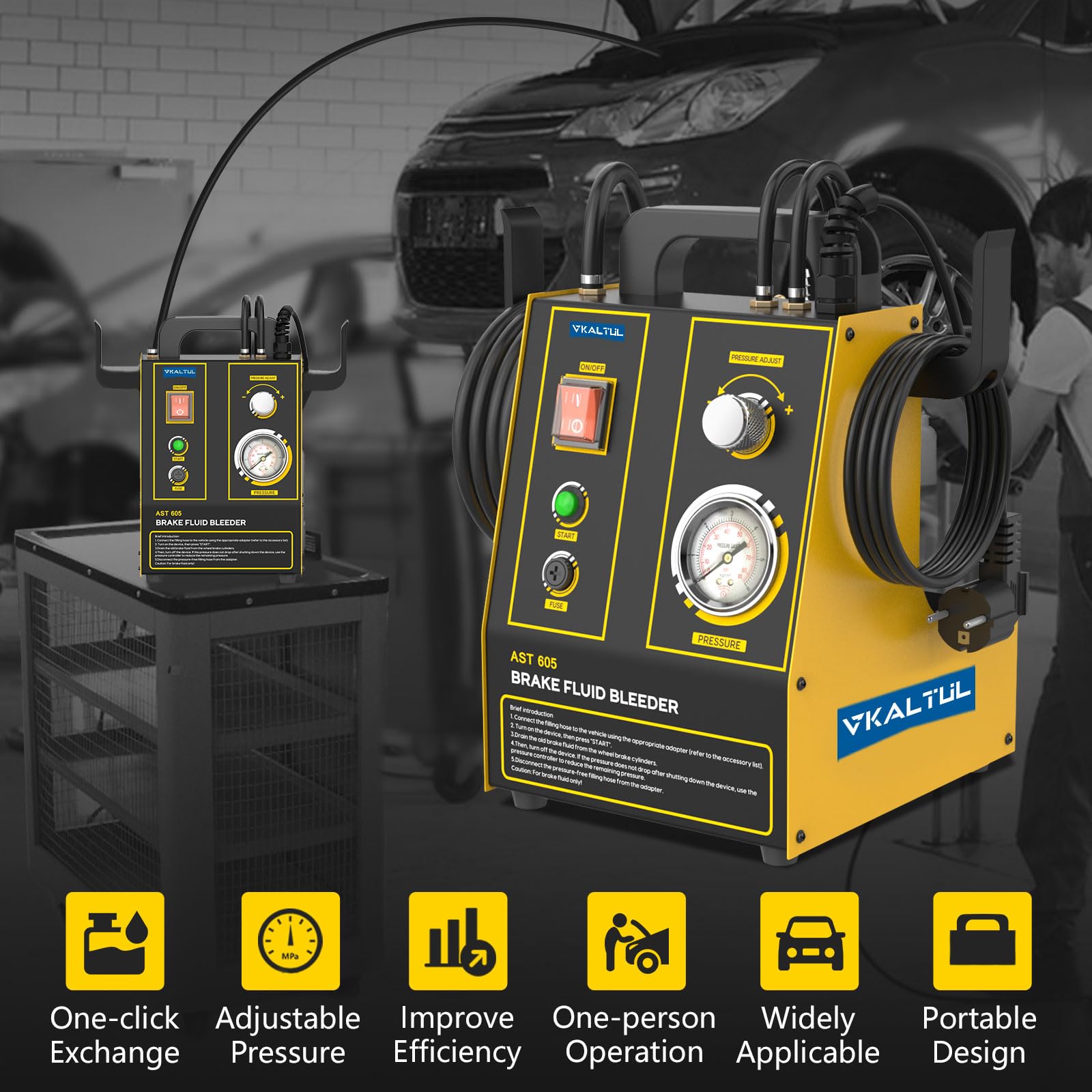 Echtools Ventola Sfiato Freni Dispositivo Di Sfiato Freni Set - Foto 9