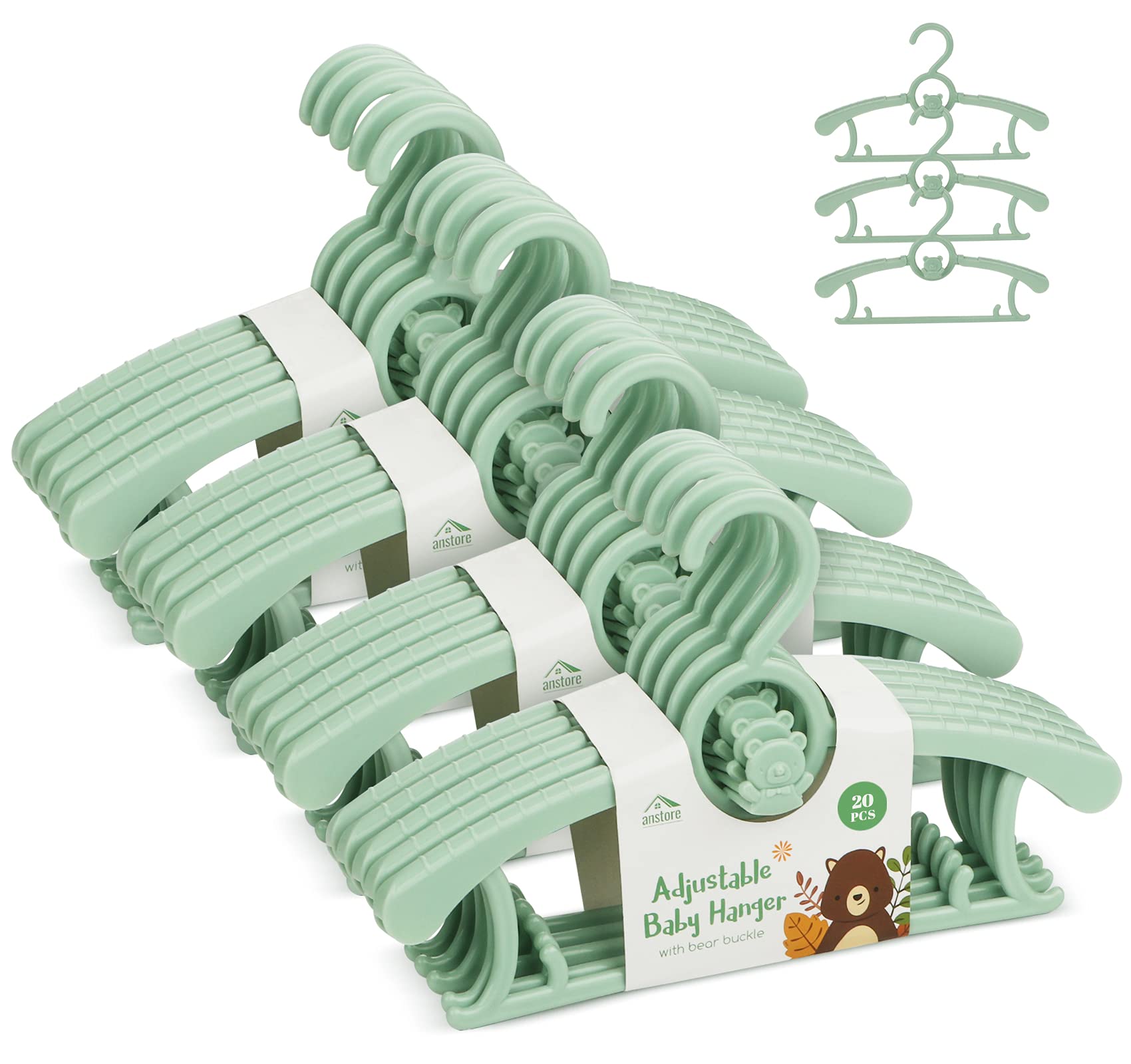 Anstore Mitwachsende Kinderkleiderbügel