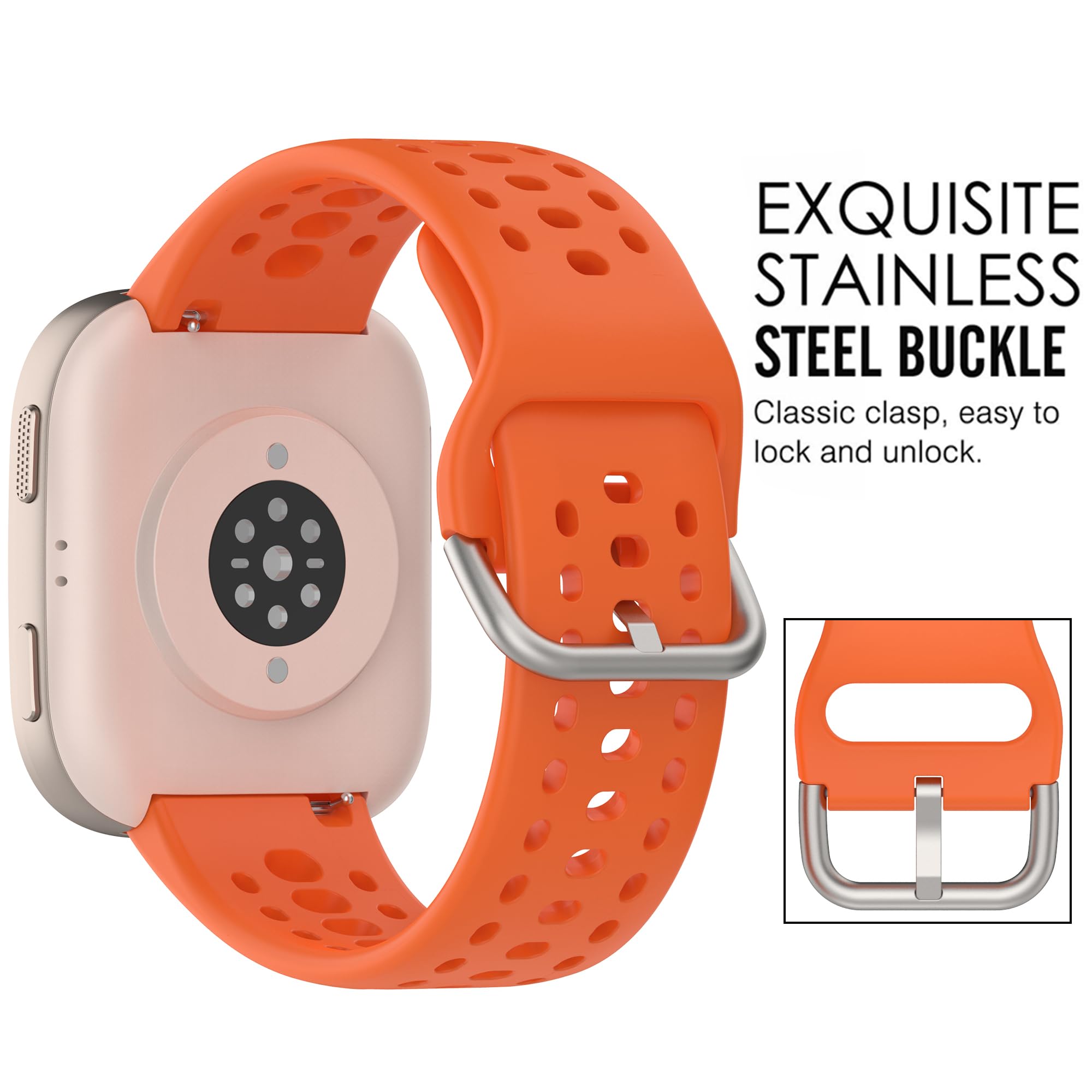 Correa para Amazfit Bip 6/Bip 5, correa de repuesto de silicona de liberación rápida de 22 mm para reloj inteligente Amazfit GTR 4/3/3 Pro/2/2e/GTR de 47 mm (sin rastreador)