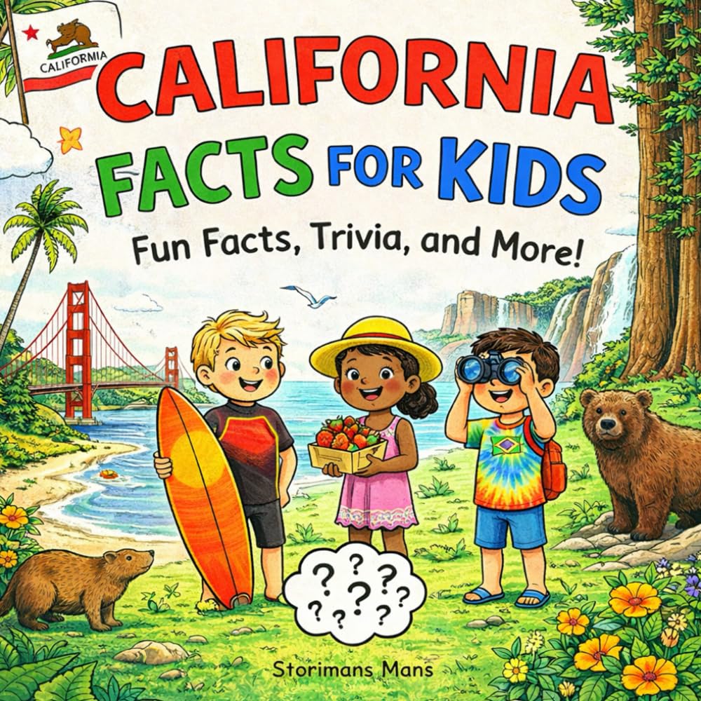 California Facts for Kids 5–10: A Simple Guide about Beaches, Parks, Animals, and Famous Places