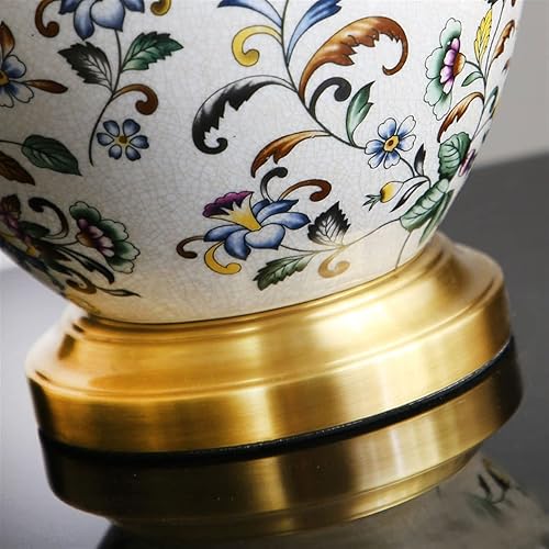 Miniatura 5 de BGGJJ Lamp for Desk Nordic Luxury Ceramic Table Lamp Bedroom Bedside Lamp Study Living Room Office Retro Decorative Table Lamp Desk Lamps for Home