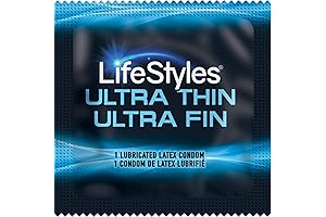 Lifestyle Condoms, 100 Pack- Ultra Thin for Enhanced Sensation and Protection