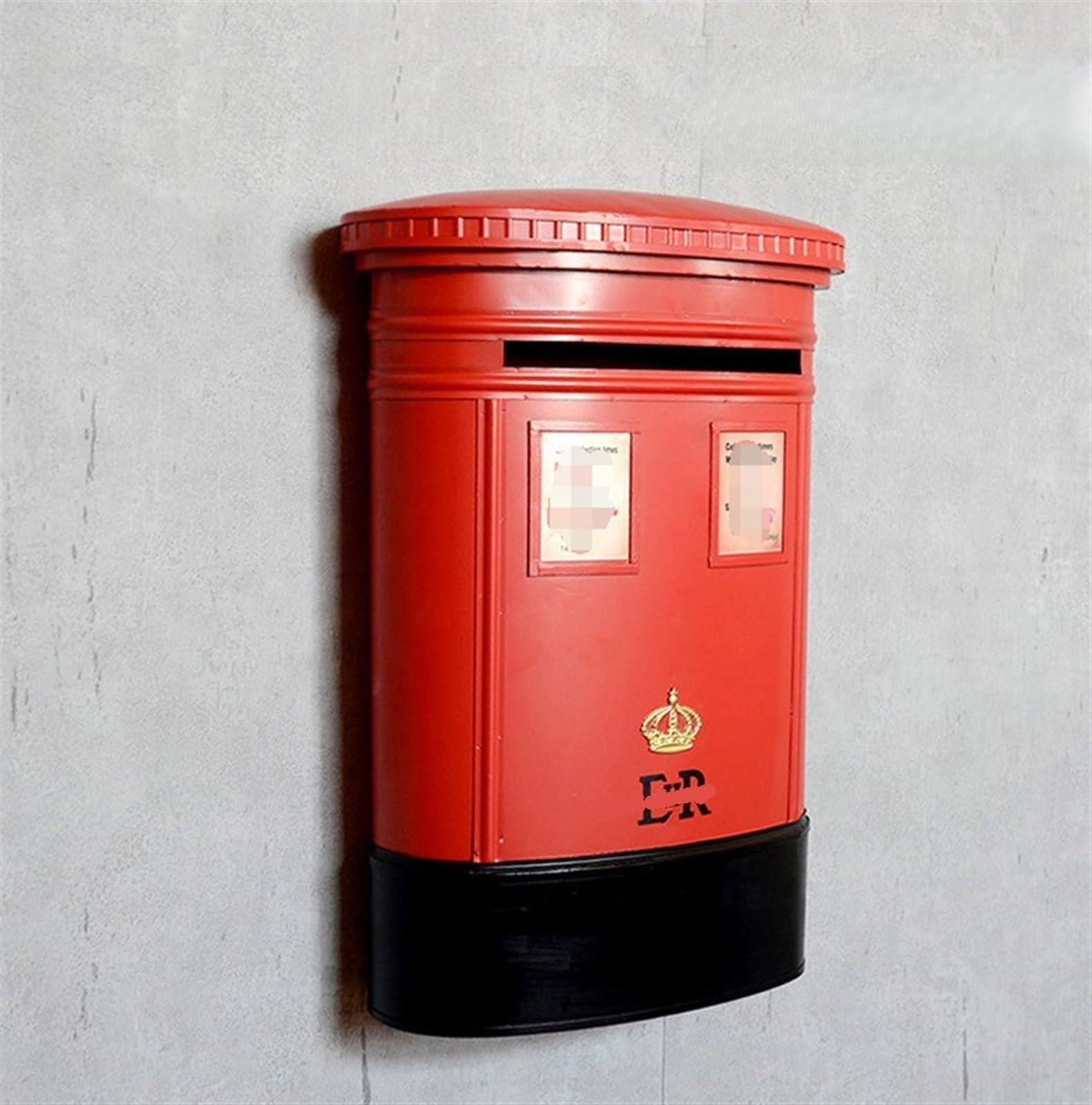 Outside Postbox Wall Mounted Letter Boxes Retro Mail Community Postbox Villa Box For Outside Letterbox For Wall(Rosso)