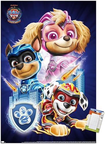 Miniatura 10 de Trends International Paw Patrol The Mighty Movie - Póster de pared de grupo