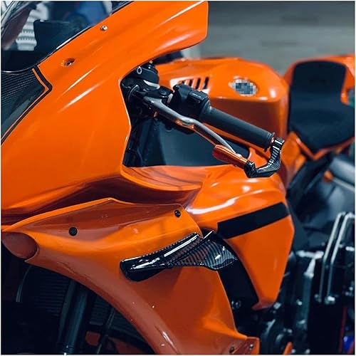 Miniatura 3 de Para Kawasaki Z650 Z900 Winglet Aerodynamic Spoiler Wing Kit (Color  Forge Print 2, Tamaño Normalcy)