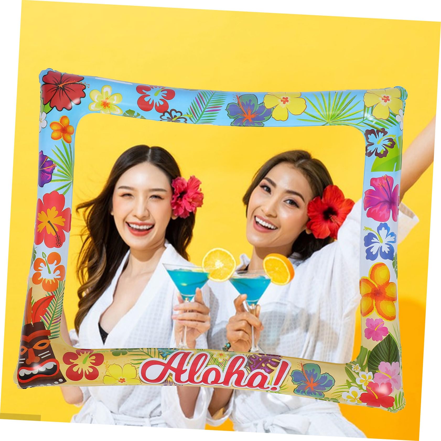 5 Stück Aufblasbarer Foto Rahmen Lustiges Party Accessoire für Hochzeiten Übernachtungspartys und Thematische Feiern für Fotoautomaten
