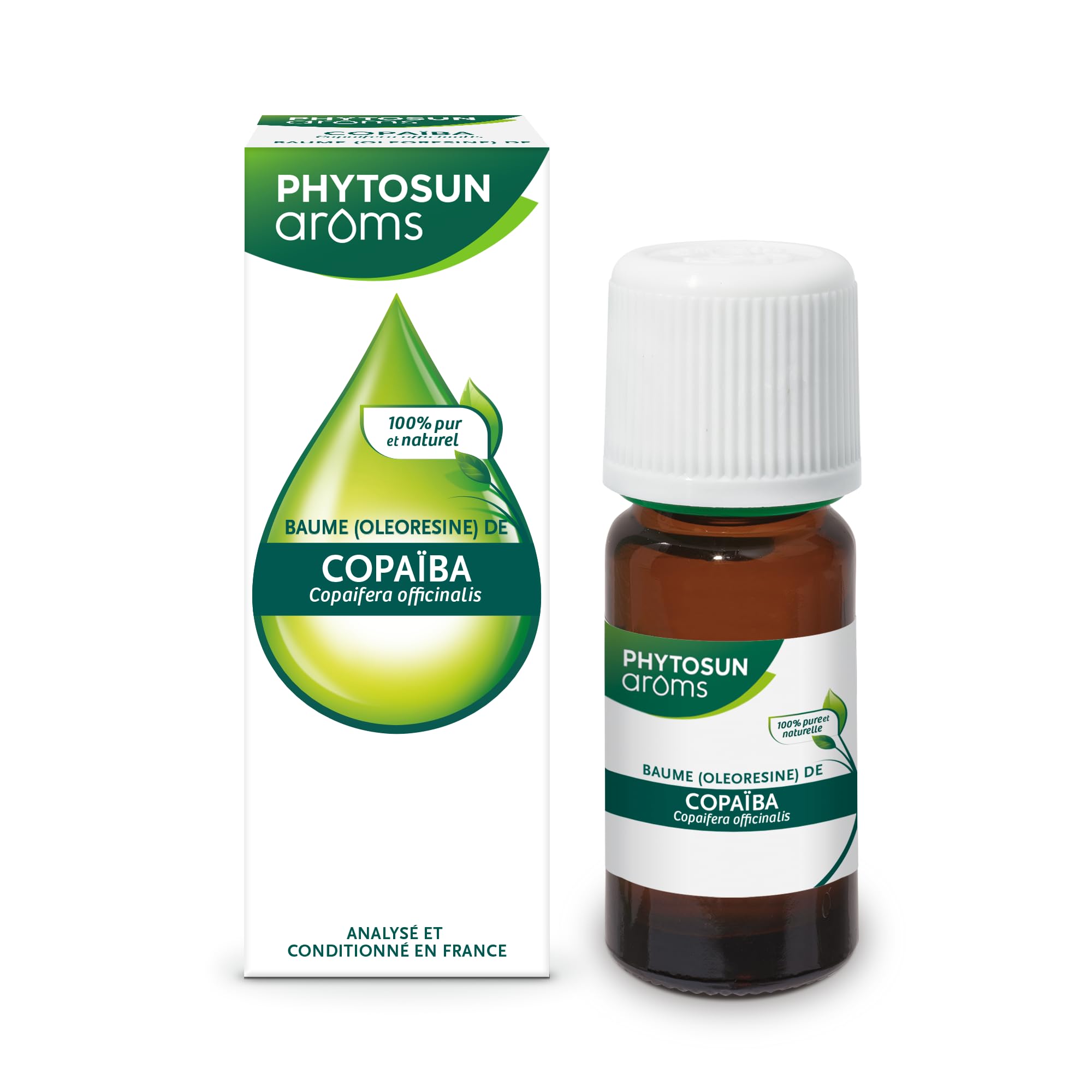 Phytosun Arôms - Baume de Copaïba - 100% Pur et Naturel - 10 ml