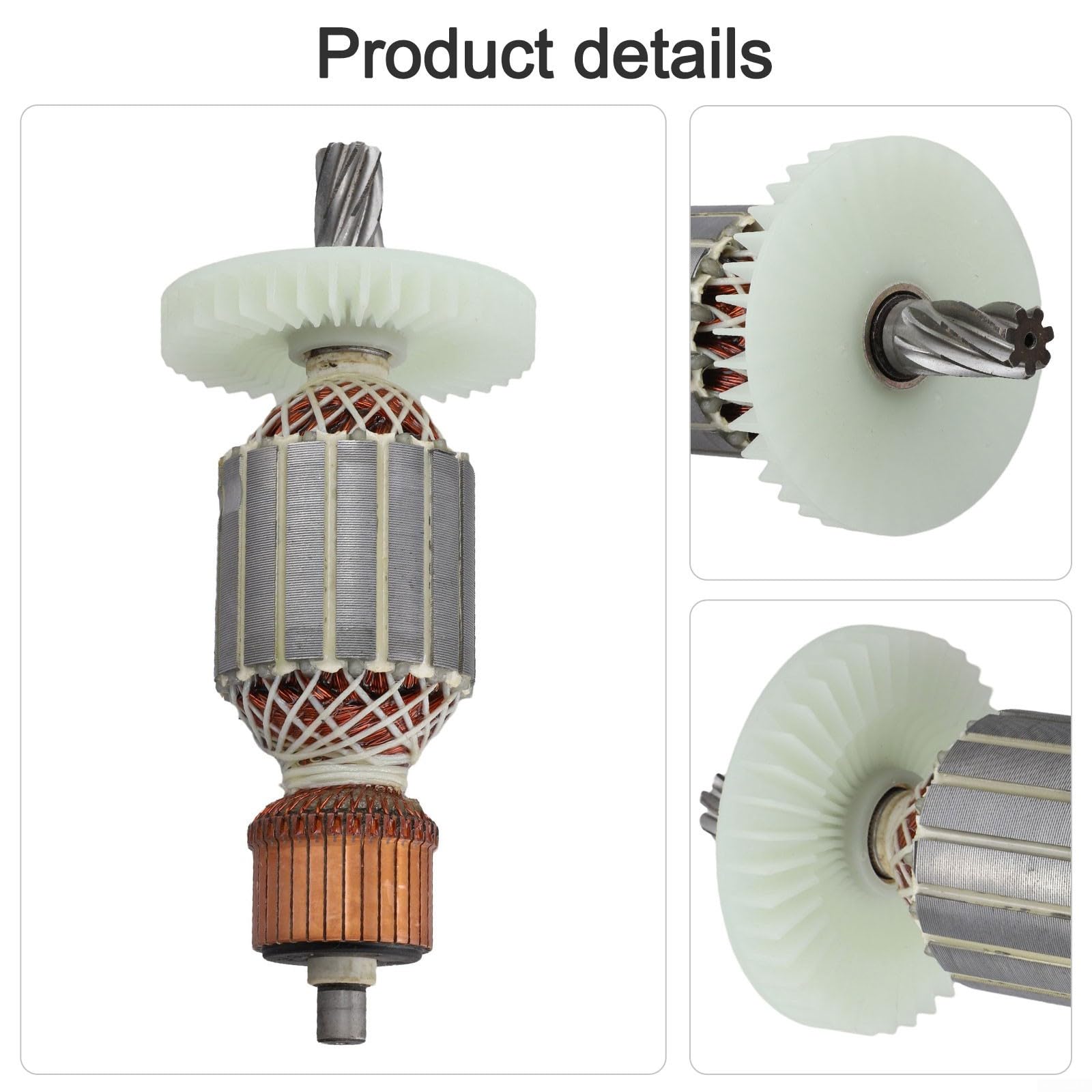 Armadura de martillo eléctrico 516863-9 compatible con ensamblaje de rotor HM1304 HM1304B