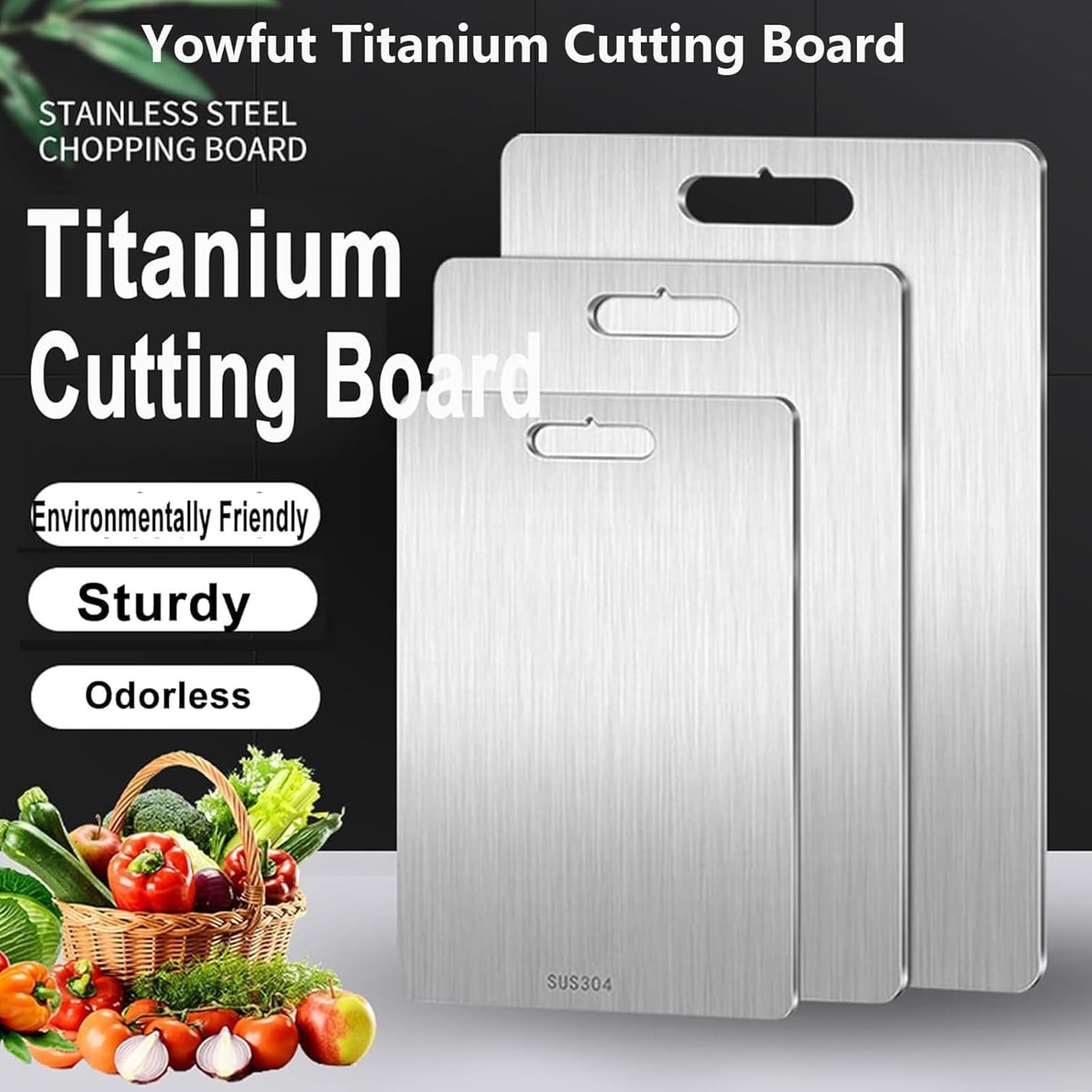 Kovali Titan Schneidebrett Mit Ablaufrinne - Doppelseitig Lebensmittelecht 5mm