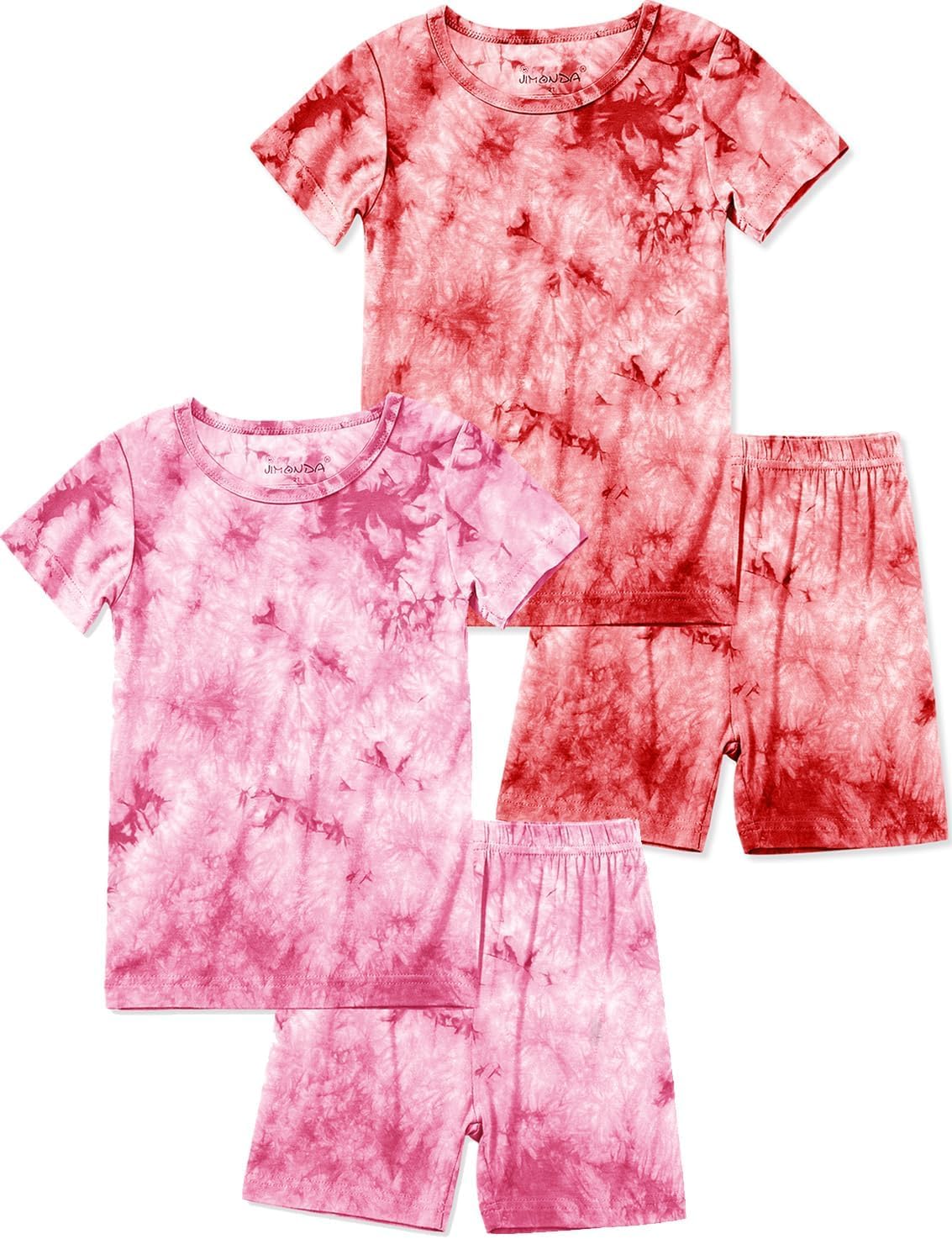 Jimonda Boys Girls Bamboo Rayon Pajamas Set Kids Sleepwear
