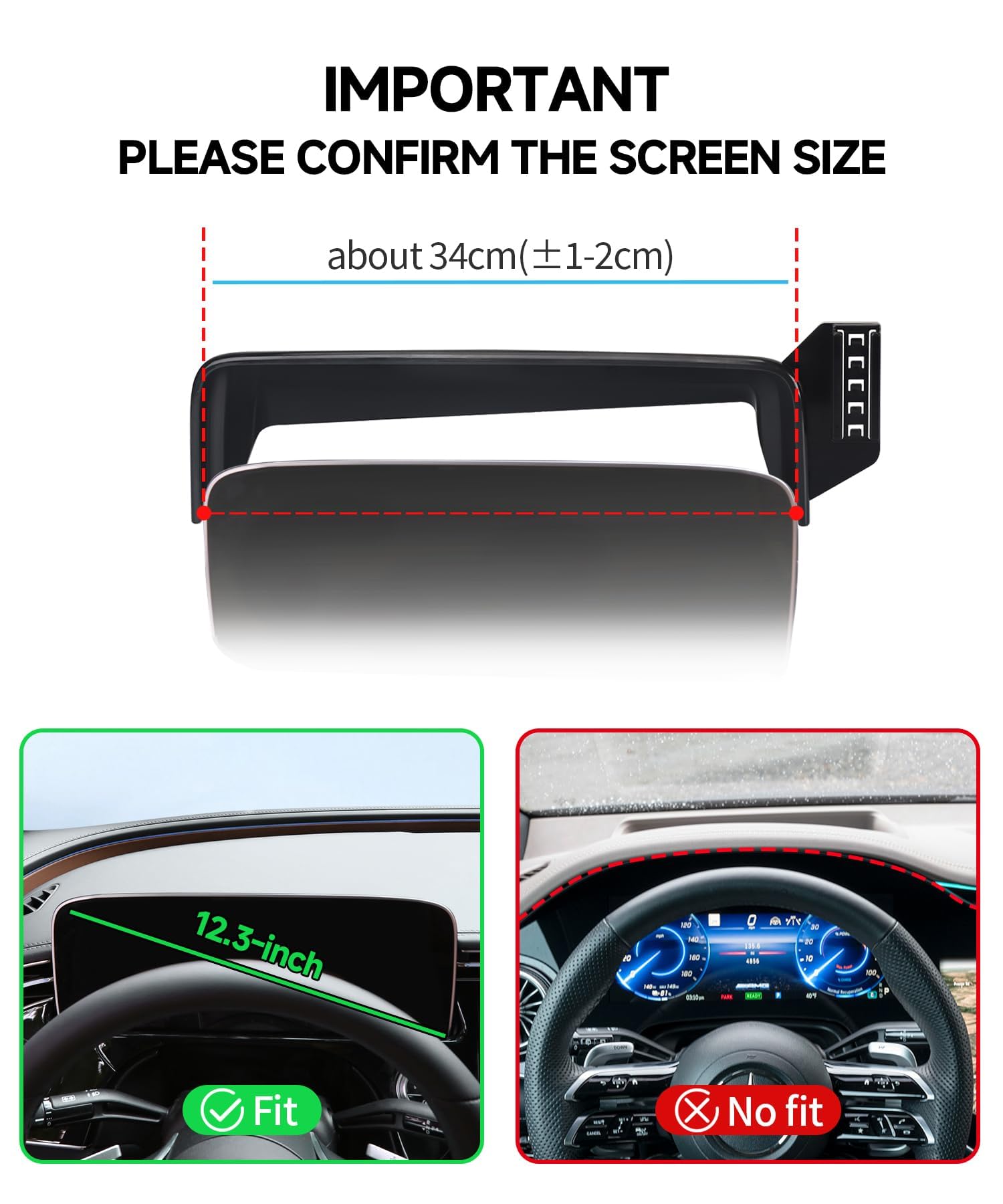 Support de téléphone de voiture Qi2.2 25 W sans fil pour Mercedes-Benz EQE