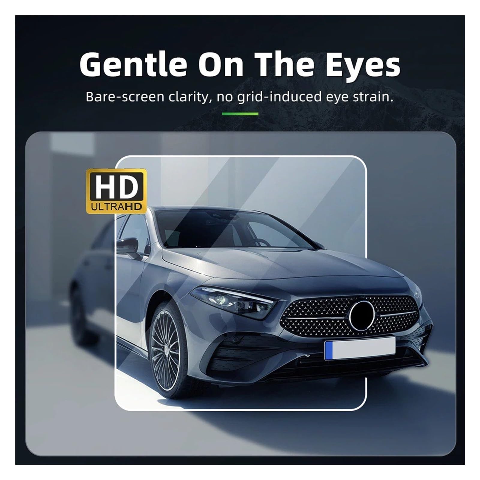 Navigation Displayschutz Für Benz A-Klasse W177 2 In 1 Gehärtetes Glas Film Schutz Auto Center Konsole GPS Navigation Bildschirm Display Displayschutzfolie